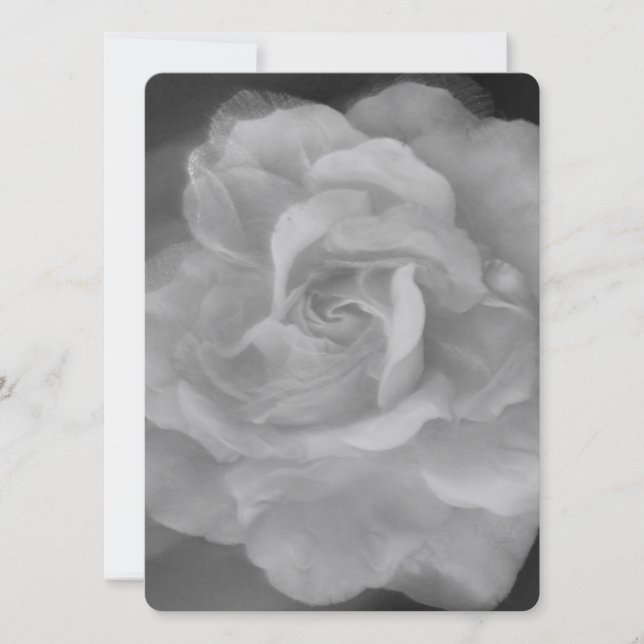 ESTILO BONITO DE ROSA DE CONVITE DE CASAMENTO (Frente)