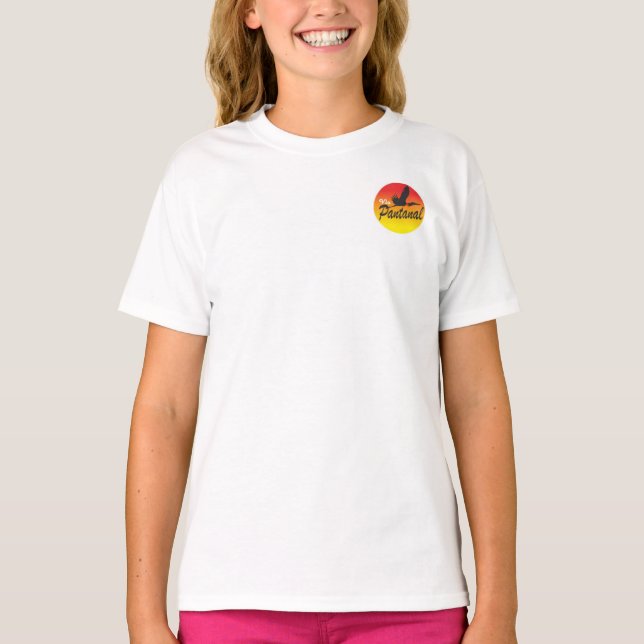 Estilo: Camiseta Básica Infantil Fem Via Pantanal1 (Frente)