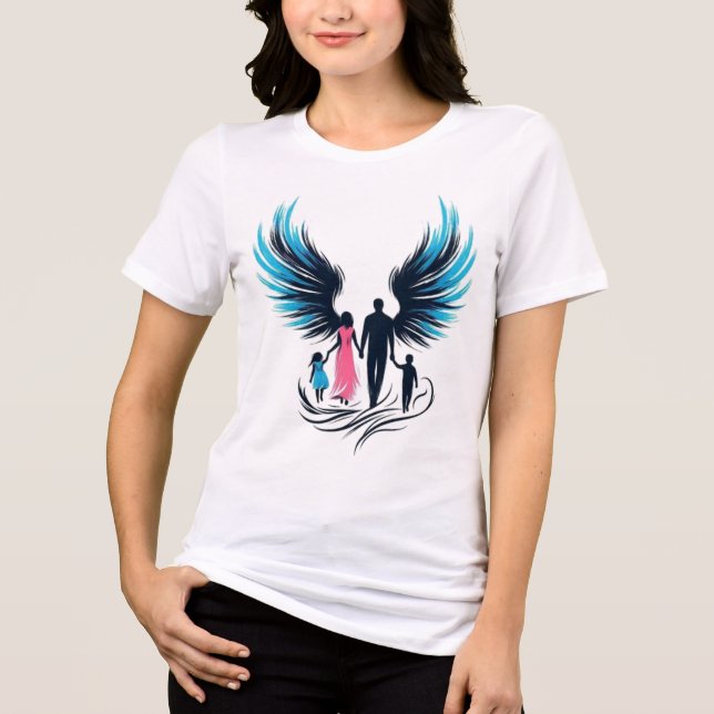 Estilo: Camiseta Tri-blend Feminina Bella+Canvas (Frente)