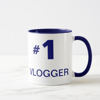 Estilo (canhoto) 2 da caneca de #1 Vlogger