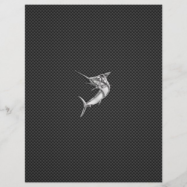 Estilo Cromo Marlin na Fibra de Carbono (Frente)