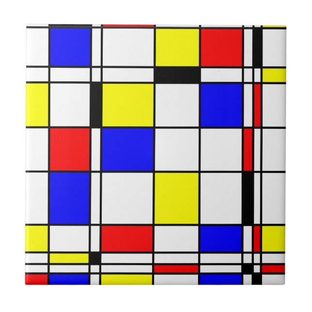 Estilo da arte de Mondrian (Frente)
