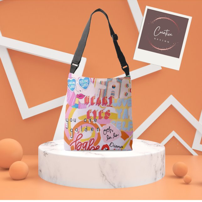 Estilo da bolsa de Tote Funky 80s (Criador carregado)