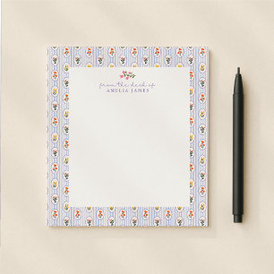 Estilo de Algodão, da mesa do Bloco de Notas flora