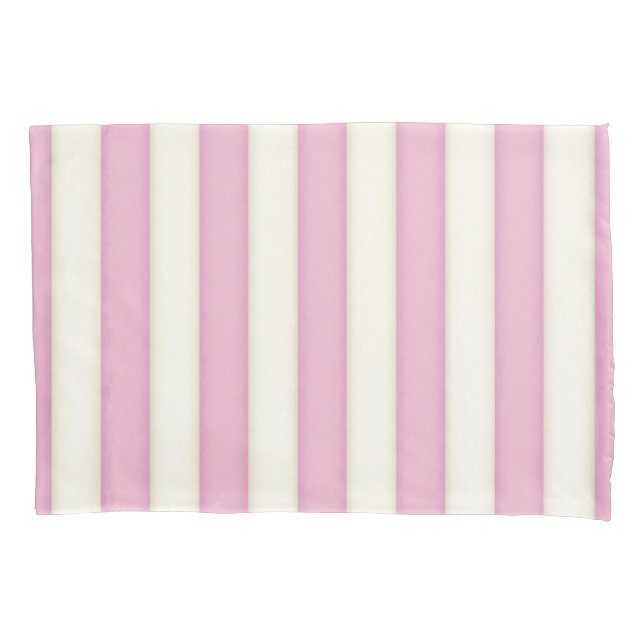 Estilo de Algodão de Stripes Vitorianas Rosa (Frente)