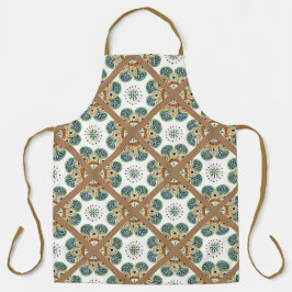 Estilo de Algodão do País Apron impressão