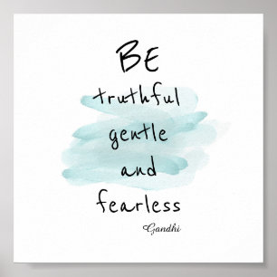 estilo de aquarela poster de citação motivacional