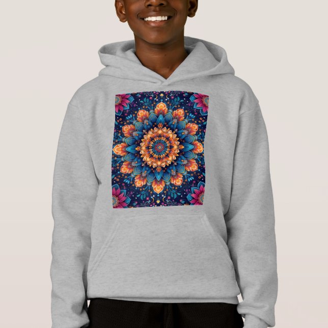 Estilo de Arte Digital Flor de Mandala-23907 (Frente)