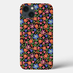 Estilo de Arte do Chic Folk Floral no Caso do iPad