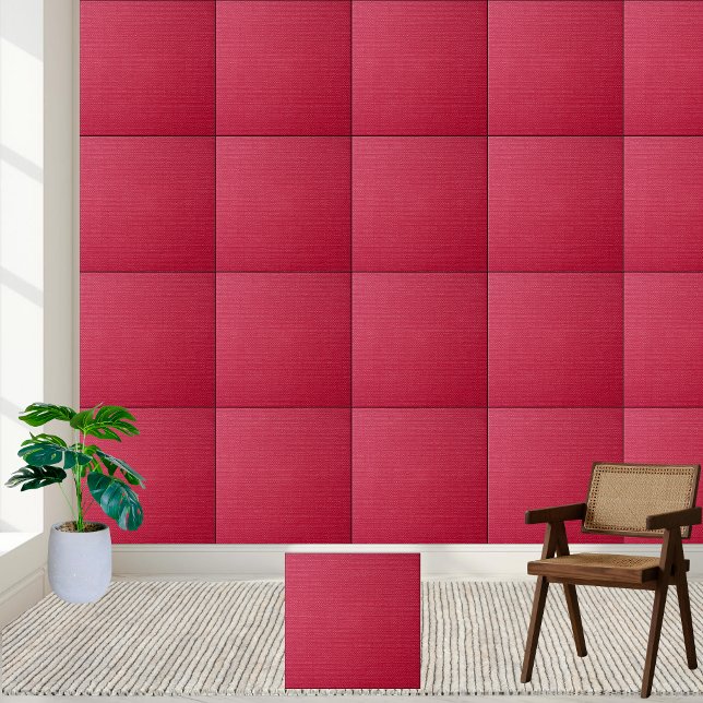 Estilo de Azulejo cerâmico texturizado Crimson 2 (Textured Crimson Ceramic Tile Style 2)