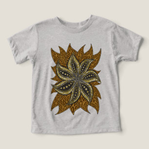 Estilo de Batik Floral Abstrato africano
