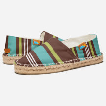 Estilo de Beachy Risos Zazzle Striped