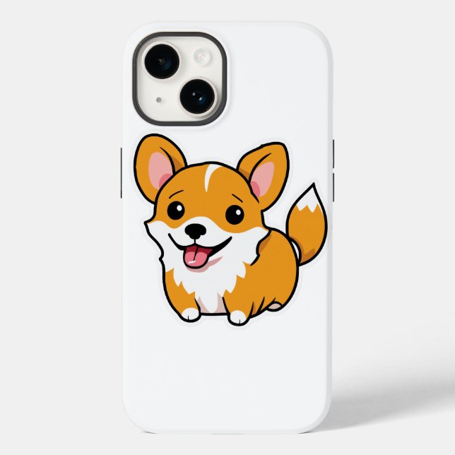Estilo de capas de iphone de Cachorro Marrom Adorá (Verso)