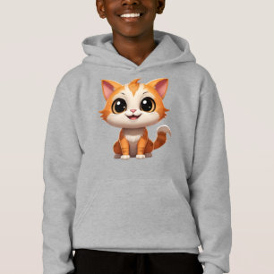 Estilo de Cartoon de Gato Laranja Bonito - 89738