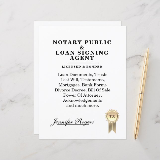 Estilo de certificado com aparência de contrato (Frente/Verso In Situ)