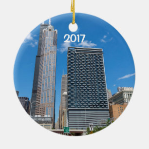 Estilo de Chicago com ornamento lateral Deep Dish 