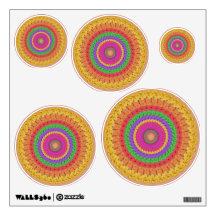 Estilo de crochê amarelo de Mandala -