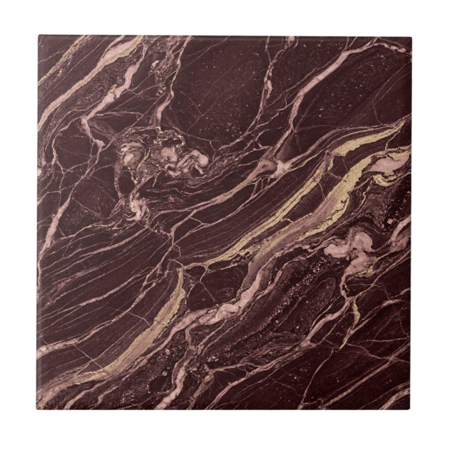 Estilo de Design Contemporâneo Bold Vinho Mármore (Frente)