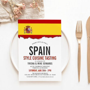 Estilo de Espanha - Cuisine  Convite para Sinaliza
