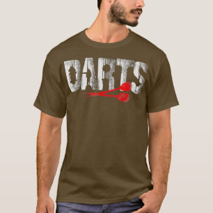 Estilo de Estilo de Vintagem da Camisa de Dardos T
