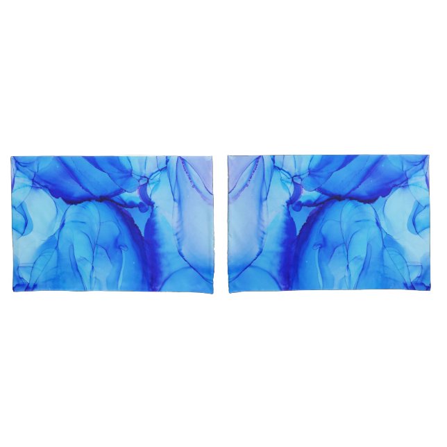 Estilo de Fantasia abstrato Azul Roxo (Frente - conjunto)