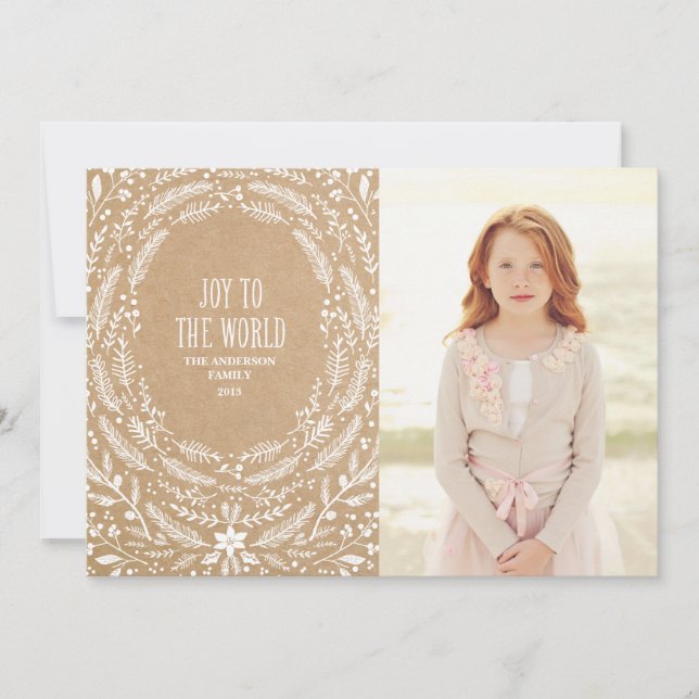 Estilo de Folhagem 2 de inverno | Cartão com fotos (Frente)