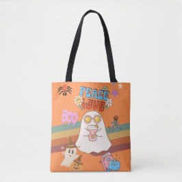 Estilo de Groovy Fantasma Laranja Saco de Tote