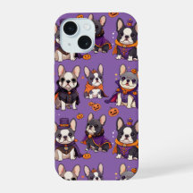 Estilo de halloween do Bulldog Francês