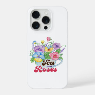 Estilo de Jardim Inglês Chá e Rosas Arte Floral
