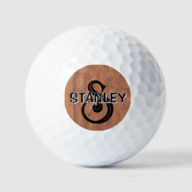 Estilo De Madeira Russo - Bolas De Golfe Personali