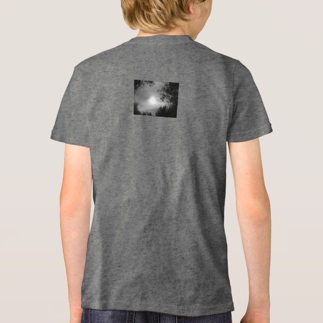 Estilo de mistura tripla e design do T-Shirt boy (Verso)