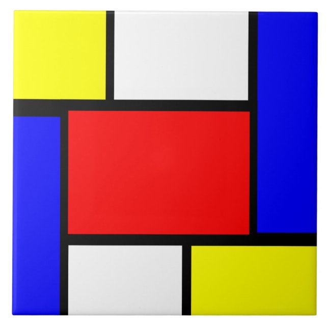 Estilo de Padrão Mondrian (Frente)