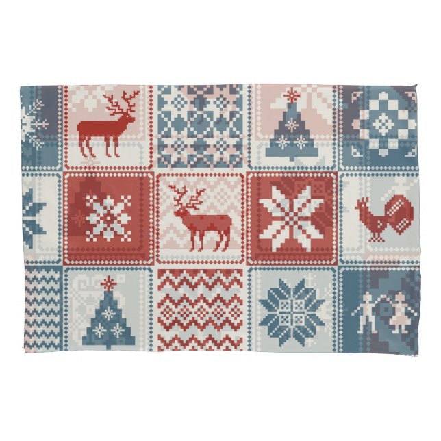 Estilo de Patches: Padrão Ornamental de Natal (Frente)