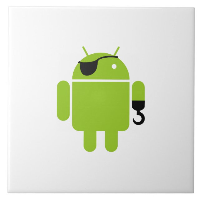 Estilo de Pirata de Robô Android (Frente)