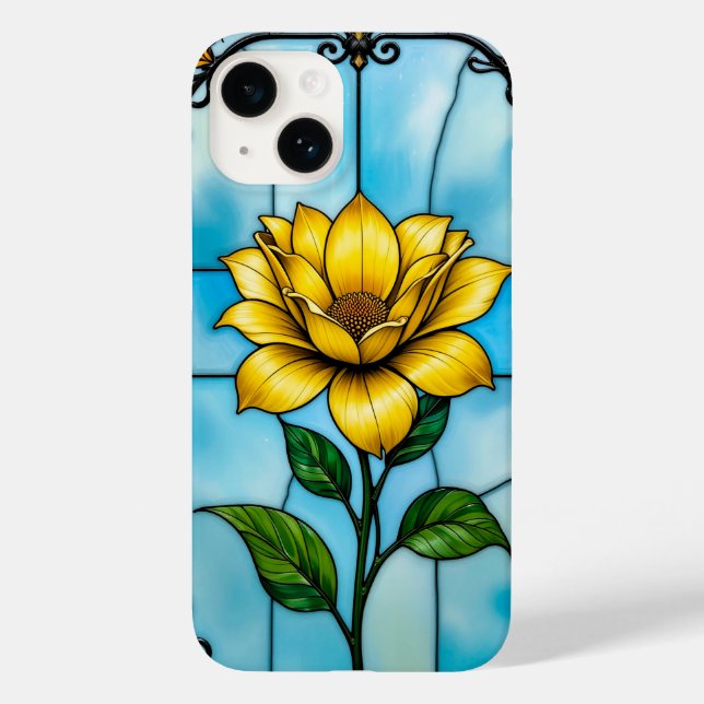 Estilo de Proteção Diária para Celular Floral Amar (Verso)