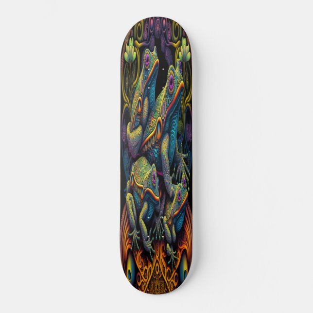 Estilo de Retro do Sapo Raiz do skate (Frente)