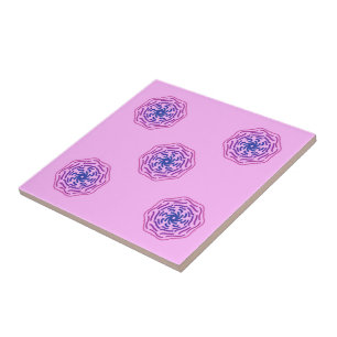 Estilo De Rosquinha De Cor Rosa E Linhas De Decora