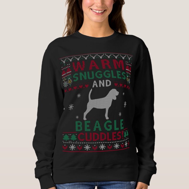 Estilo de Suéter Feio de Cachorro de Natal (Frente)