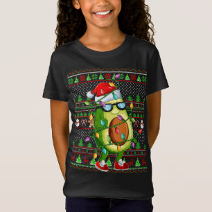 Estilo de Suéter Feio Xmas Iluminando Avocado Nata