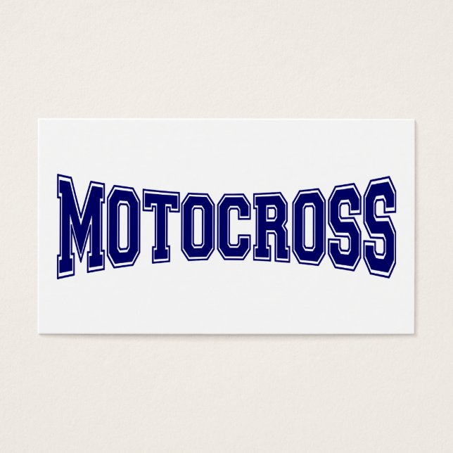 Estilo de Universidade Motocross (Frente)