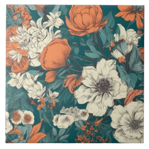 Estilo de vinheta floral bonito sem descontinuidad