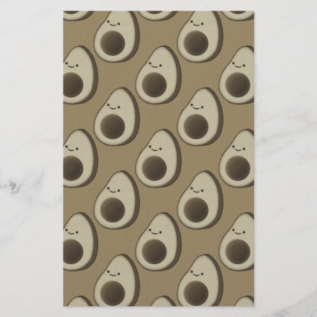 Estilo de Vintage Avocado Padrão (Frente)