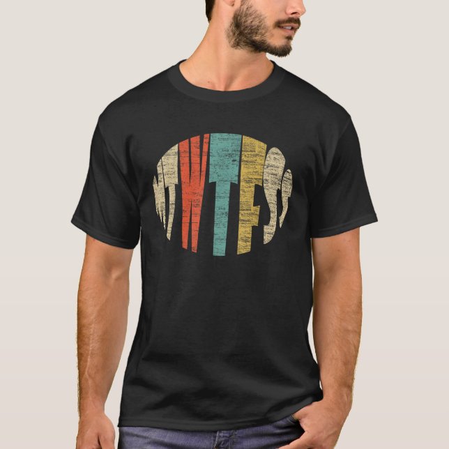 Estilo de Vintage Clássico - Camisa MTWTFSS T (Frente)