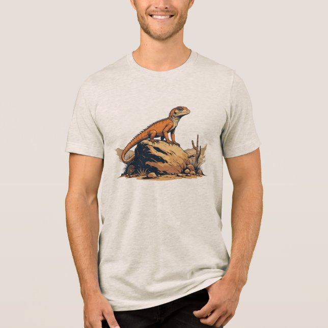 Estilo de Vintage do Desert Lizard (Frente)