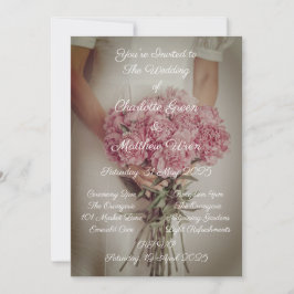 Estilo de Vintagem de Convite de Casamento Elegant