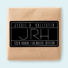 Estilo Deco na Moda | Etiquetas de Endereço de Rem