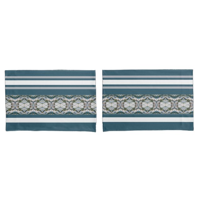 Estilo decorador em azul e Cinza (Frente - conjunto)