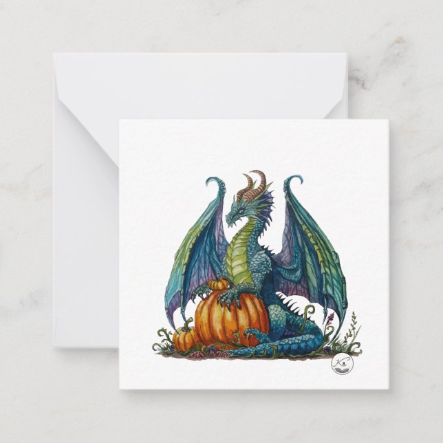 Estilo do cartão postado do dragão (Frente)