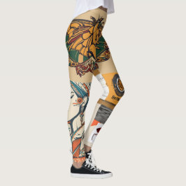 Estilo e conforto ioga das leggings para cada pose
