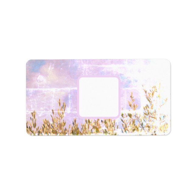 ESTILO E DESIGN de etiqueta de endereço (Frente)